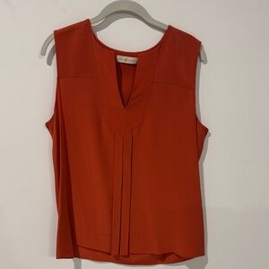 Tory Burch V-Neck Red Blouse